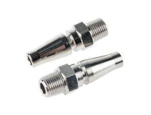 Szybkozłączka pneumatyczna, materiał Mosiądz, stal, złącze R 1/8 męskie, RS PRO Rectus 17, Schrader NW5