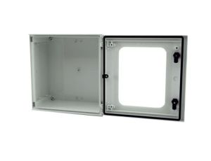 Szafka ścienna rozdzielcza Jasnoszary, materiał: Plastik wzmacniany włóknem szklanym, IP66, RS PRO RAL 7035