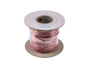 Przewód jednożyłowy linkowy, UL 3239, 0,33 mm, 17/0,16 mm, 22 AWG, XLPE, 6 kV DC, Czerwony, dł. 100m, RS PRO