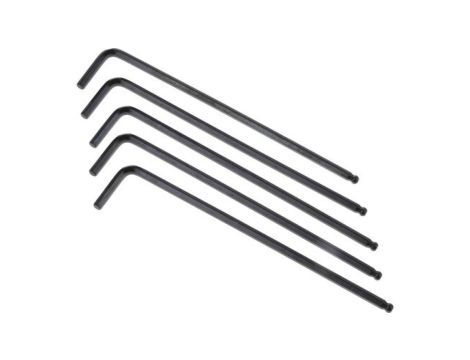 Klucz imbusowy Jednostki metryczne 4mm Końcówka kulkowa, typu L, materiał: Stal chromowo-wanadowa, RS PRO