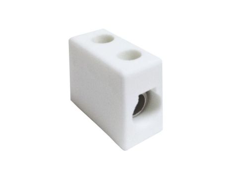 10mm Złącze wtykowe do druku Biały 1-żyłowe, Wkręcane, 450 V Śruba