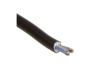 Sieciowy kabel zasilający 2 Core Polichlorek winylu PVC Sheath Czarny 5.06mm od , 300 V, 500 V