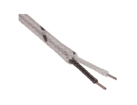 Przewód termoparowy J Nieekranowany, Maksymalnie +600C, dł. 20m, izolacja: Włókno szklane, RS PRO