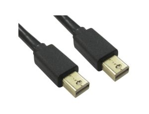 Kabel DisplayPort 1m Męskie Mini DisplayPort to Męski kabel DisplayPort Czarny