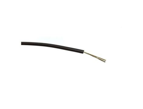Przewód jednożyłowy linkowy, 0,2 mm, 7/0,2 mm, 24 AWG, PVC, 1 kV AC, Czarny, dł. 500m, RS PRO