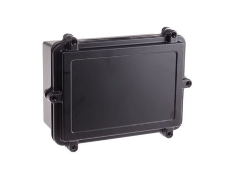 Obudowa ekranowana Czarny z kołnierzem IP67 Silikon, 202 x 142 x 80mm, RS PRO