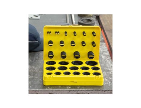 Zestaw oringów, wymiary metryczne Nitryl, Kit Contents 385 szt. RS PRO