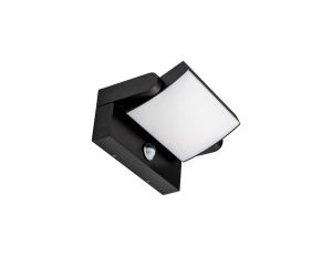 Oprawa elewacyjna LED 17W 2520lm 3000K czujnik regulowana Czarny kwadrat 2940