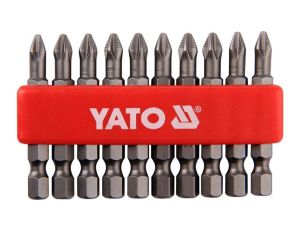 GROT, BIT, KOŃCÓWKA DO WKRĘTARKI PH2 50MM ZESTAW 10-SZTUKOWY