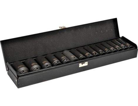 KOMPLET NASADEK UDAROWYCH 1/2 DŁUGICH 15-SZTUKOWY