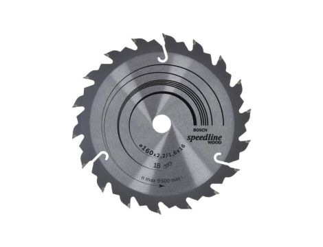 Piła tarczowa h speedline 160*2,4*16z*18