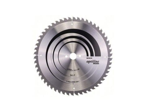 Piła tarczowa-t optiline wood 350*3,5*30/z54