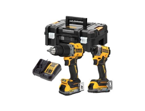 Zestaw wkrętarka dcd805 + zakrętarka dcf850 18v 2*1.7ah