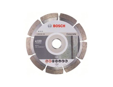 Tarcza diamentowa segmentowa concrete 150*22.3*2.0