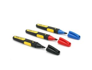 MARKERY FATMAX 3 KOLORY STANLEY SZEROKA KOŃCÓWKA ZESTAW 3SZT