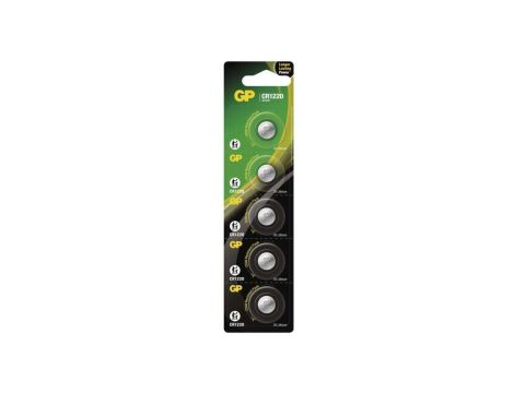 GP litowa bateria guzikowa CR1220 5BL /5szt./