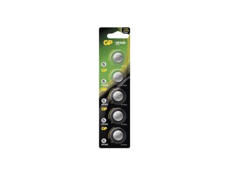 GP litowa bateria guzikowa CR1620 5BL /5szt./
