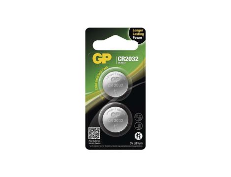 GP litowa bateria guzikowa CR2032 2BL /2szt./