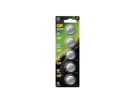 GP litowa bateria guzikowa CR2450 5BL /5szt./