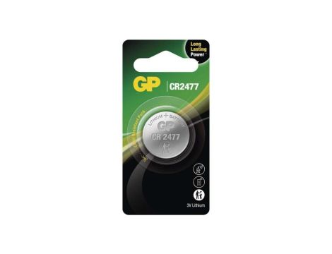 GP litowa bateria guzikowa CR2477 1BL /1szt./