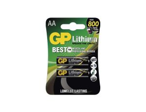 GP bateria litowa AA (FR6), 2BL /2szt./