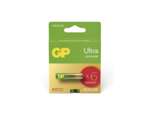 GP bateria alkaliczna ULTRA AAA (LR03) 6VP /6szt./