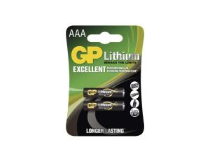 GP bateria litowa AAA (FR03), 2BL /2szt./