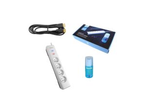 Listwa antyprzepięciowa Philips zestaw kabel hdmi i płyn do LCD TVSET01