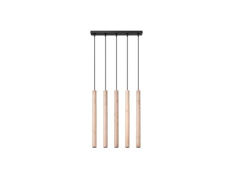 Lampa wisząca PASTELO 5L drewno