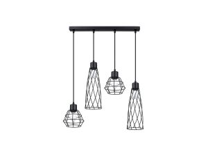 Lampa wisząca SUBA 4L czarna