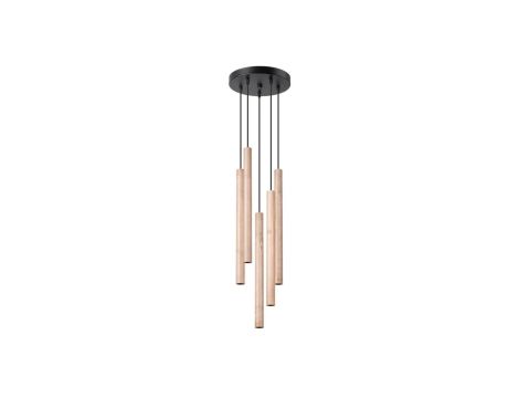 Lampa wisząca PASTELO 5P drewno