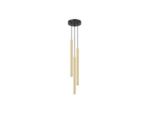 Lampa Wisząca PASTELO 3P złoty połysk
