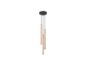 Lampa wisząca PASTELO 3P drewno