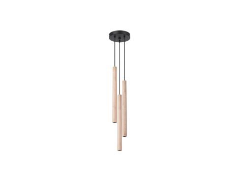 Lampa wisząca PASTELO 3P drewno