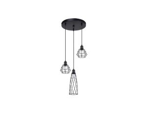 Lampa wisząca SUBA 3P czarna