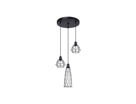 Lampa wisząca SUBA 3P czarna
