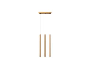 Lampa wisząca PASTELO 3L złota