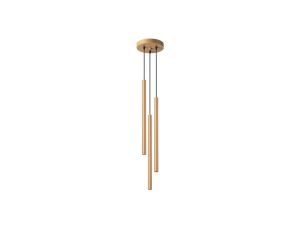 Lampa wisząca PASTELO 3P złota