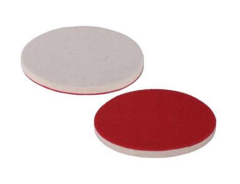 Filc polerski na rzep 125x6mm do polerowania na dysk tarcza filcowa Schmith