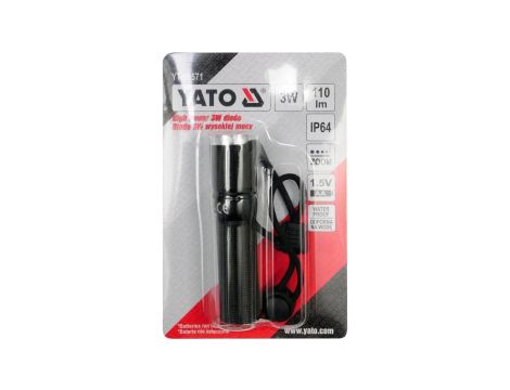 METALOWA LATARKA Z DIODĄ CREE 100*25MM