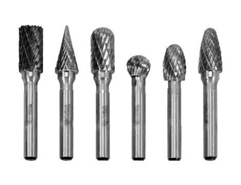 FREZY TRZPIENIIOWE DO METALU PREMIUM 6 SZT.