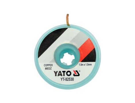 TAŚMA ROZLUTOWNICZA PLECIONKA MIEDZIANA 1.5MM*1.5M