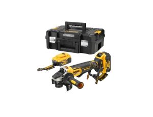 SZLIFIERKA KĄTOWA AKUMULATOROWA 125MM LR 18V 2*5.0AH TSTAK