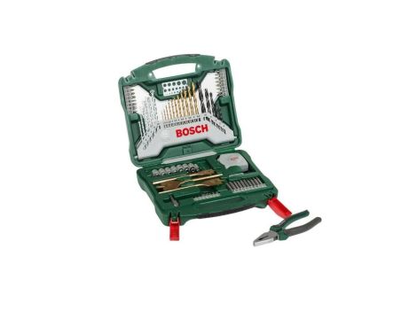 Zestaw wierteł x-line 70szt+szczypce