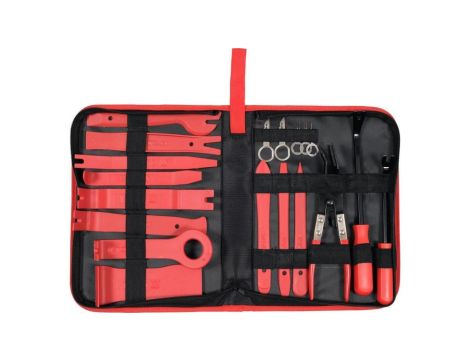 ZESTAW ŚCIĄGACZY DO TAPICERKI I RADIA SAMOCHODOWEGO 19CZ.