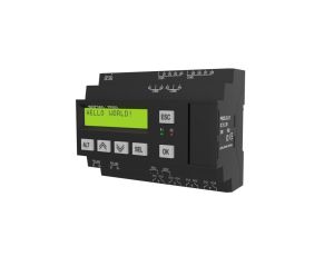 Uniwersalny, programowany sterownik PLC z wyświetlaczem LCD, 8DI, 8DO, 4AI, 2AO, 24 VDC - PR200.24.2.0 55909