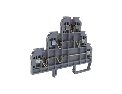 Złączka śrubowa 3-piętrowa RSA 2,5 A / P3H - (L/L/L) - szara