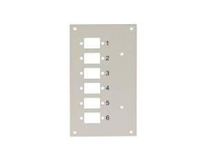 Panel przedni do przełącznicy Techly na 6 adapterów DIN 109801