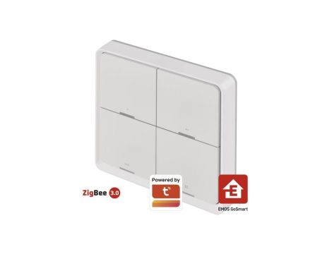 GoSmart Przenośny kontroler scenerii IP-2004ZW, ZigBee 3.0, czteroprzyciskowy H5013