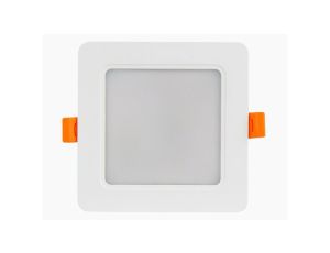 LED line LITE Downlight Plafon MOLLY 9W 830lm 3000K ciepła kwadrat podtynk 3 lata gwar.